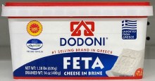 GREEK FETA CHEESE (TUB) 400G