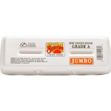 JUMBO EGGS 12 PK GRADE A