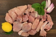 Chicken Whole Cut Up (Skinless) 2.50 LB